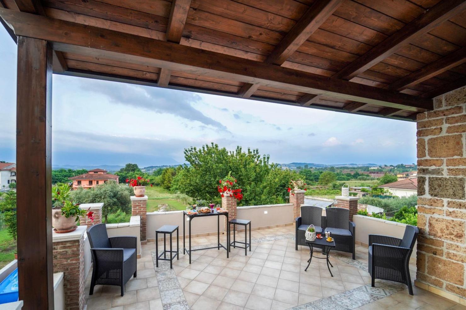 Villa Falcone Alvignano Exteriör bild