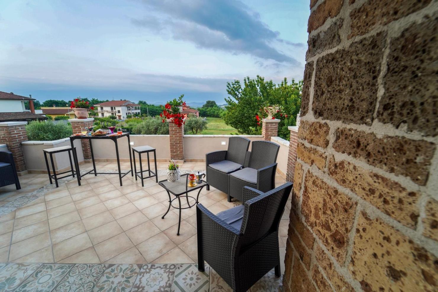 Villa Falcone Alvignano Exteriör bild